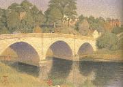 Joseph E.Southall Dinham Bridge china oil painting reproduction